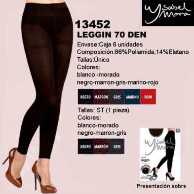 Leggin mujer Ysabel Mora 13452 Opaca