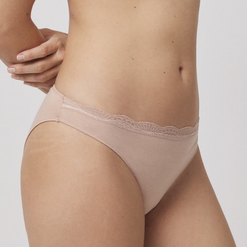 Braga mini Ysabel Mora 19681 básicos algodón con encaje