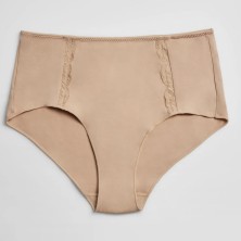 Braga midi Ysabel Mora 19683 pack3 básicos algodón con encaje