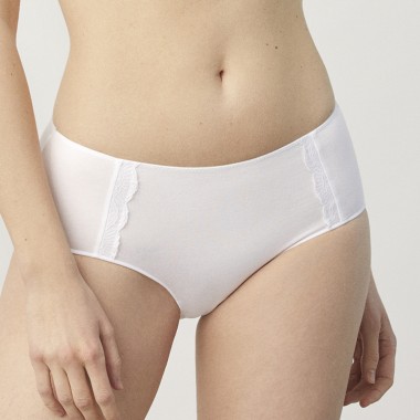 Braga midi Ysabel Mora 19683 pack3 básicos algodón con encaje