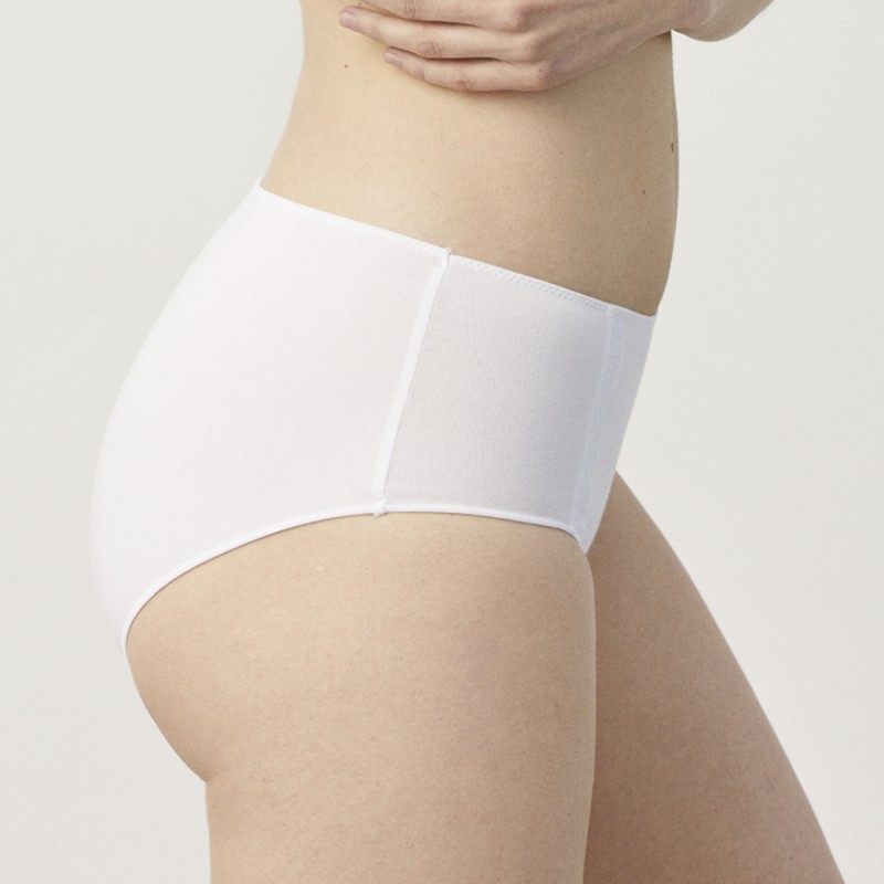 Braga midi Ysabel Mora 19683 pack3 básicos algodón con encaje