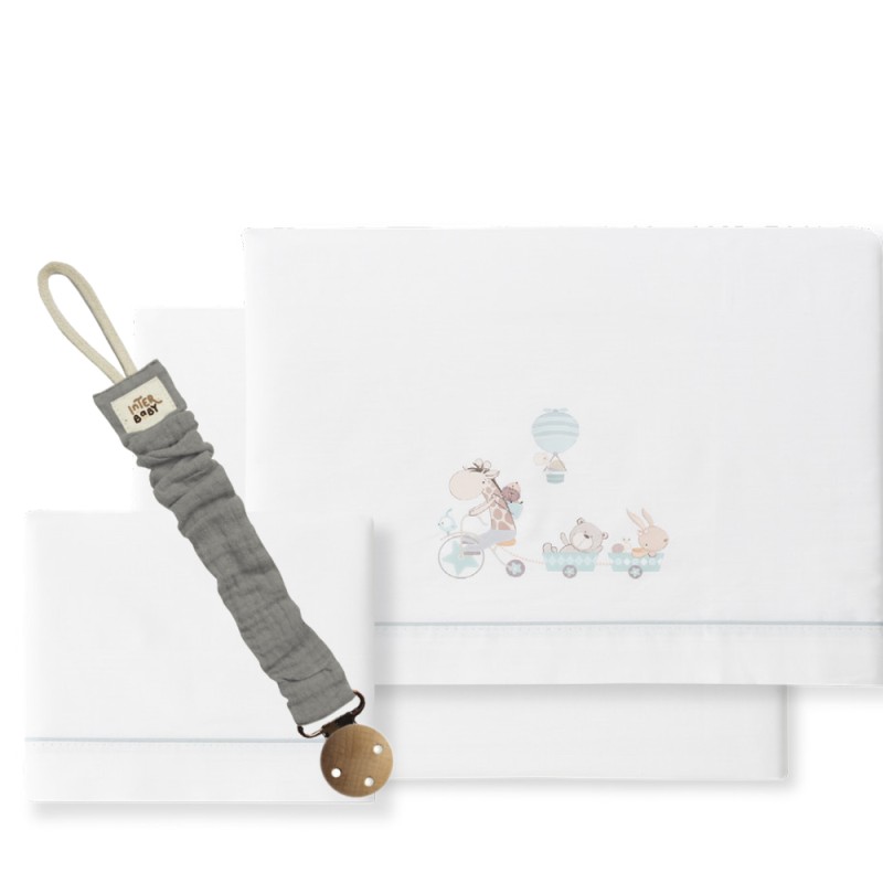 Sabana Cuna + broche Interbaby IN3308