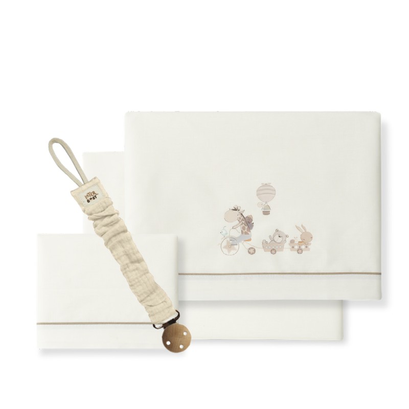 Sabana Cuna + broche Interbaby IN3308
