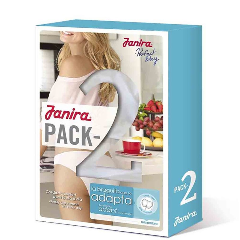 Slip mujer Janira 1031893 perfect day micro Pack de 2