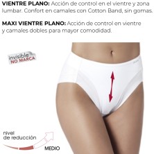 Braga midi Janira 1032076 Vientre plano shape cotton band