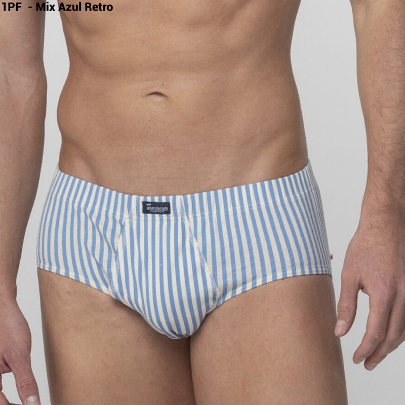Abanderado Slip Uomo In Cotone Morbido – Confezione Da 2 – Vita Elasticizzata