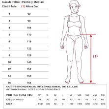 Leotardo Rodfer 802 básico liso No bolas algodón elastán