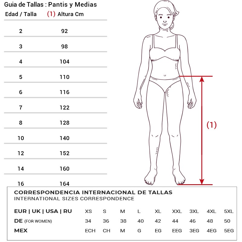 Leotardo Rodfer 802 básico liso No bolas algodón elastán