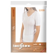 Camiseta interior calada manga corta Lacotex LCT108