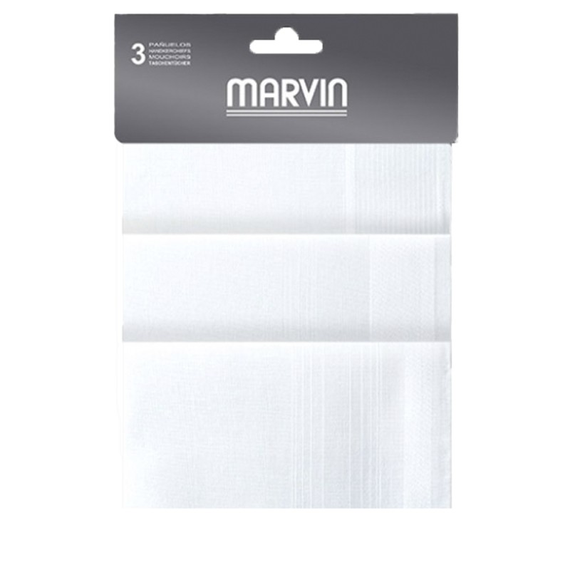 Pañuelo de Marvin Orleans blister de 3 unidades