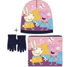 Set de 3 piezas infantil niña Pepa Pig