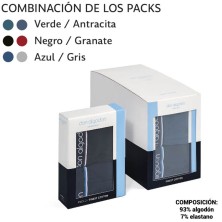 Bóxer hombre Don Algodón  Pack de 2 Alg/elastano