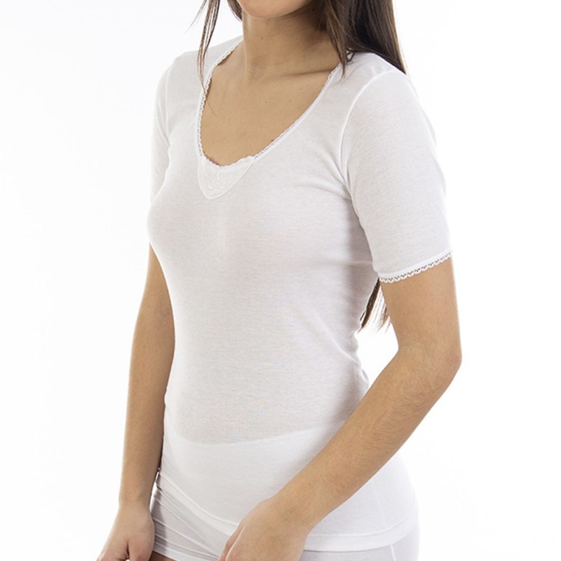 Camiseta interior Lacotex manga corta LCT135