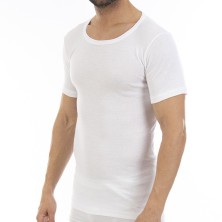 Camiseta hombre p.ingles perchado manga corta Lacotex LCT102