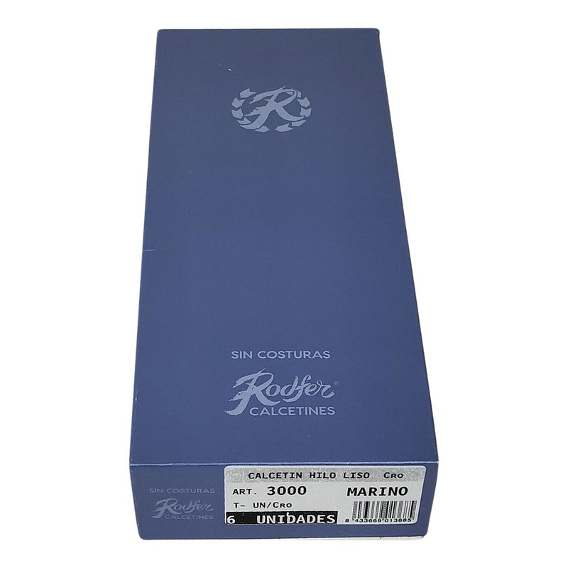 Calcetín hombre algodón Rodfer  Caja de 6