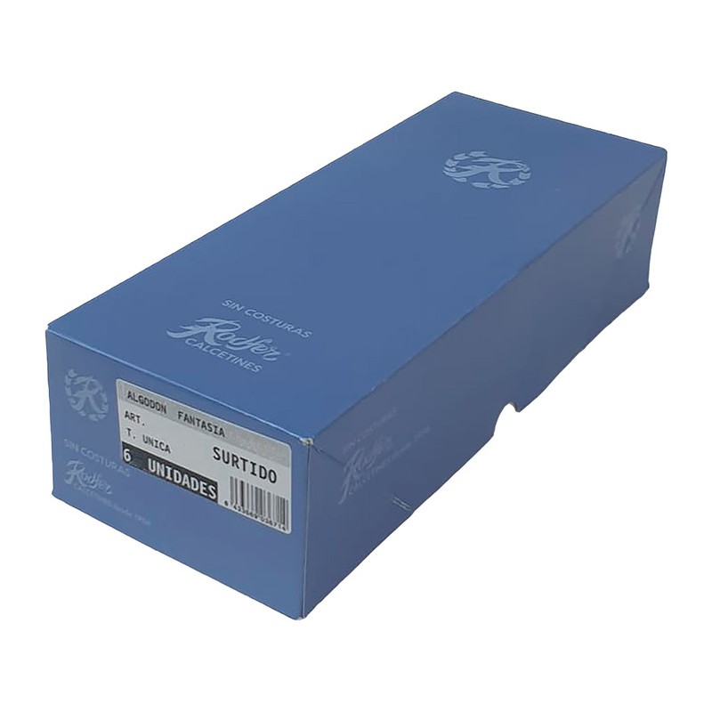 Calcetín hombre Rodfer 676 Caja de 6 Sin costura