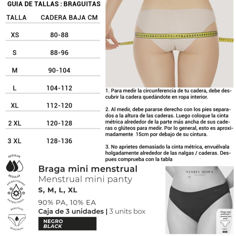 Braga Ysabel Mora YM19692 Mini Menstrual