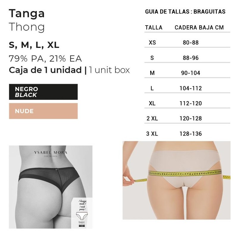 Tanga mujer Ysabel Mora