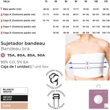 Sujetador infantil Ysabel Mora  Copa A Bandeau