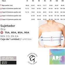 Sujetador infantil Ysabel Mora  Copa A