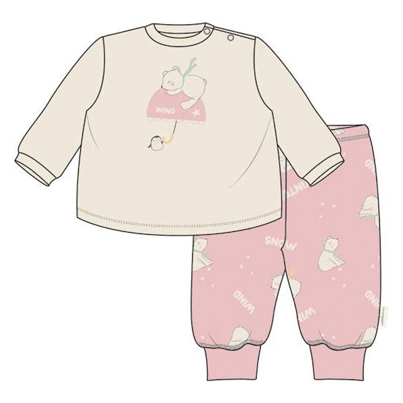 Pijama bebe niña Waterlemon 6156