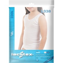 Camiseta Interior infantil niña lacotex tirante ancho  Precio por 6 Unidades