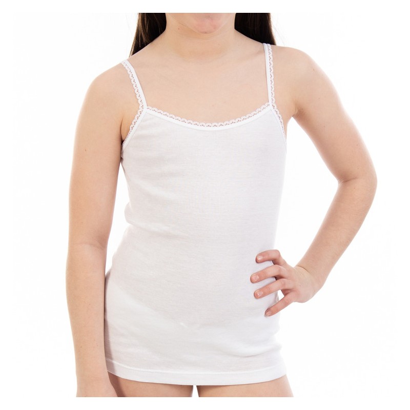 Cubre infantil niña tirantes  lacotex  l339 Precio por 6 Unidades