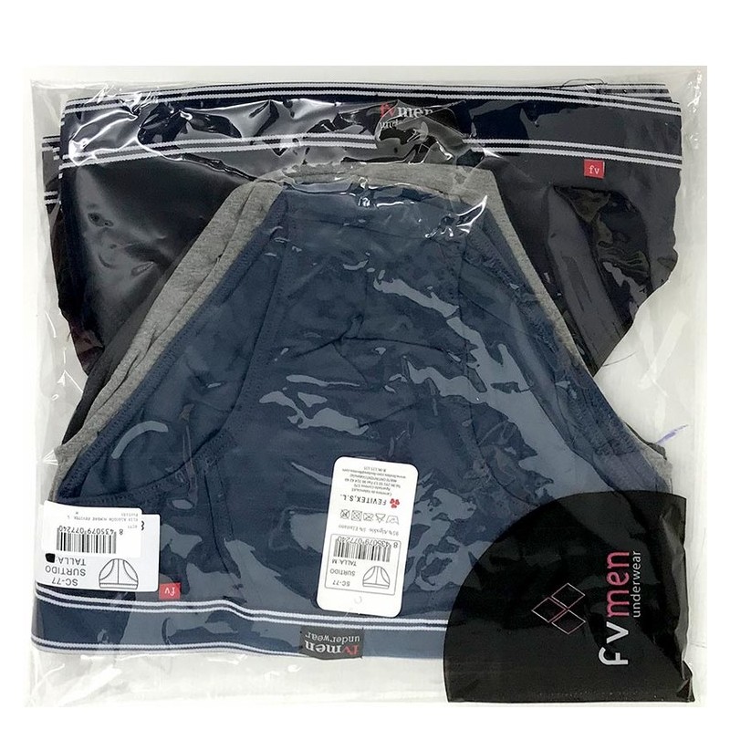 Slip hombre Fevitex  Pack de 12