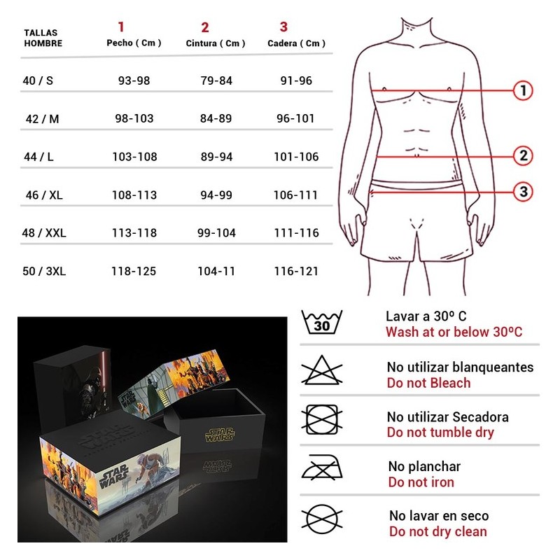 Pijama hombre Star Wars 62492 Interlock