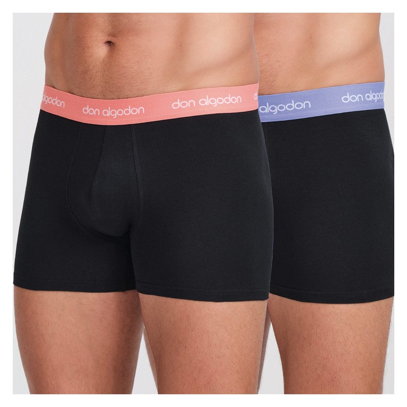 Bóxer hombre Don Algodón  2-pack Alg/elastano