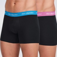 Bóxer hombre Don Algodón  2-pack Alg/elastano
