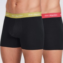 Bóxer hombre Don Algodón  2-pack Alg/elastano