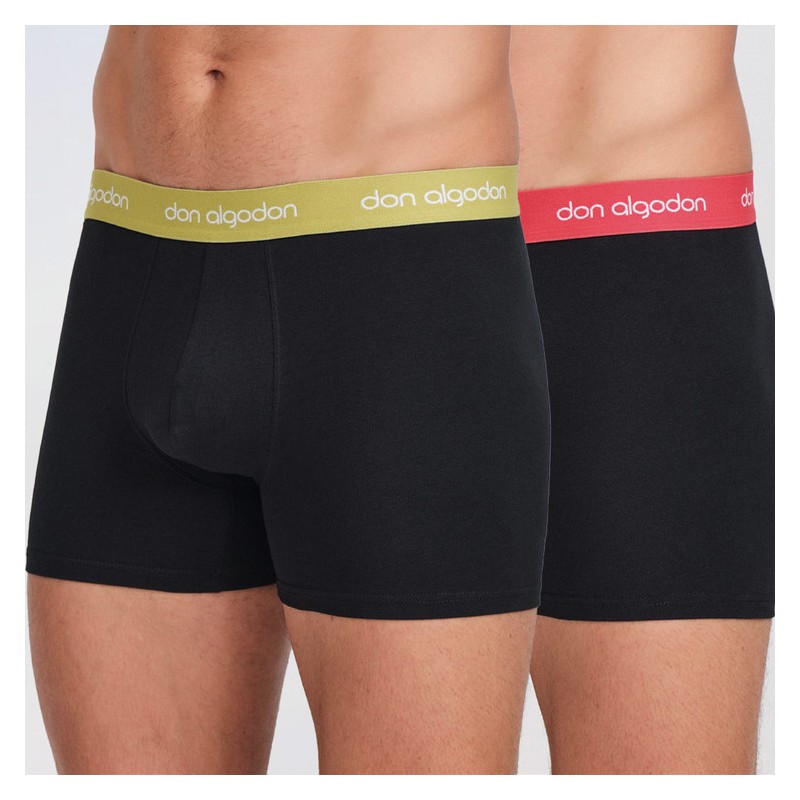 Bóxer hombre Don Algodón  2-pack Alg/elastano