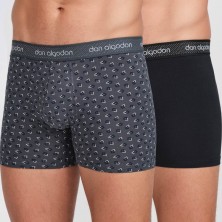 Bóxer hombre Don Algodón  2-pack Alg/elastano