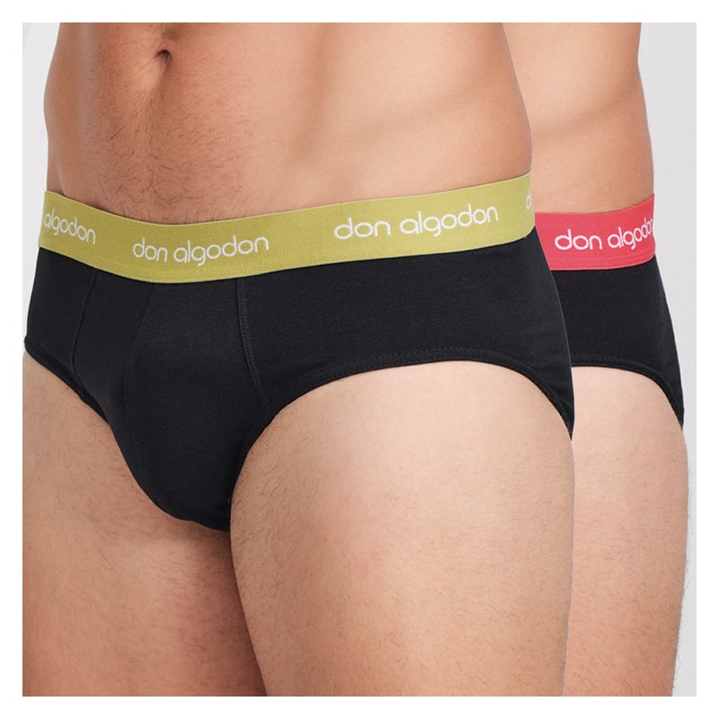 Slip hombre Don Algodón  2-pack Alg/elastano