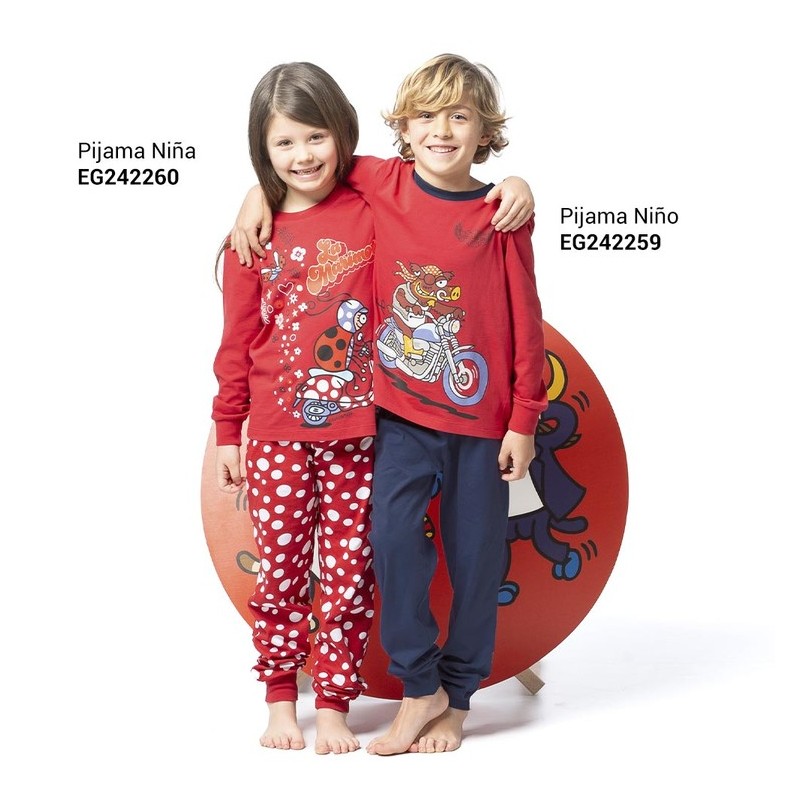 Pijama infantil niña Kukuxumusu 242260