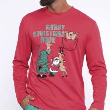 Pijama hombre MuyDemi 593102 Navidad Interlock