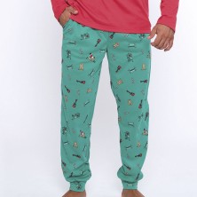 Pijama hombre MuyDemi 593102 Navidad Interlock