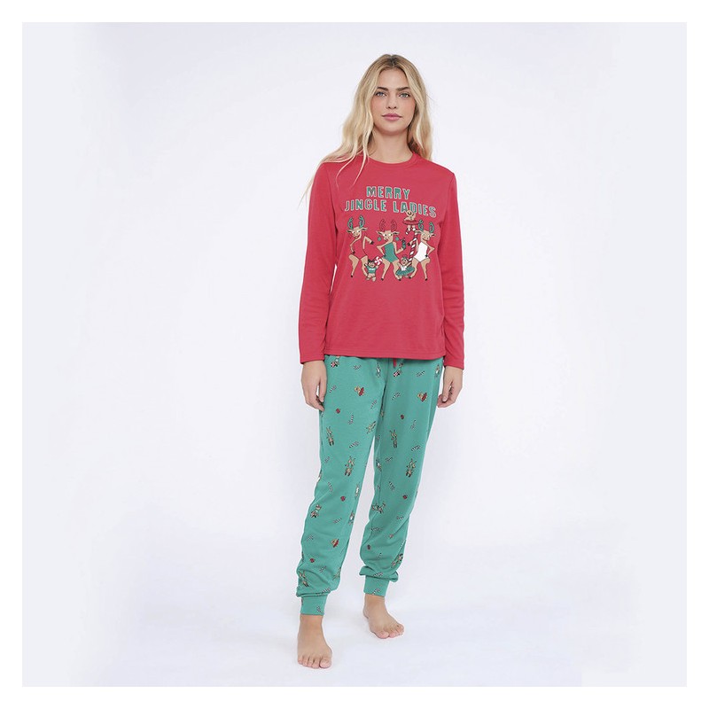 Pijama mujer MuyDemi 592052 Navidad Interlock