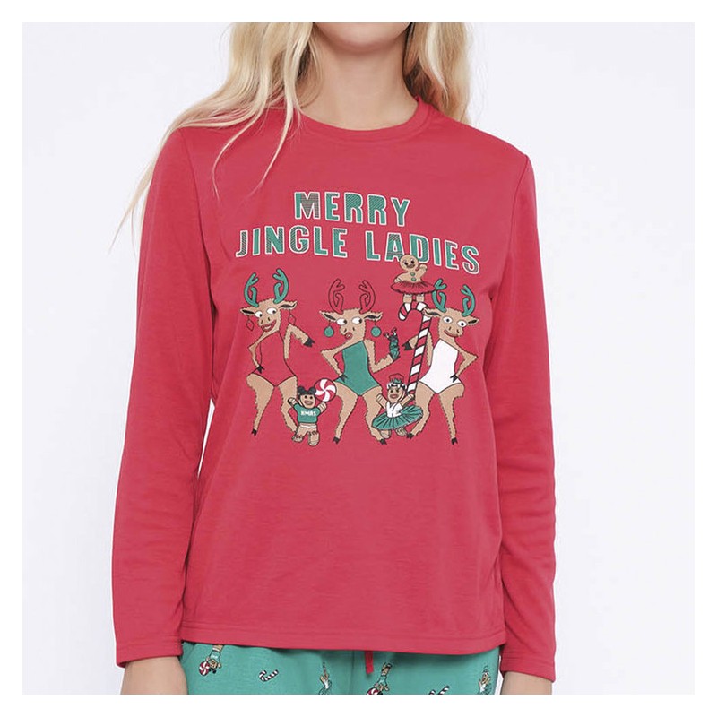 Pijama mujer MuyDemi 592052 Navidad Interlock