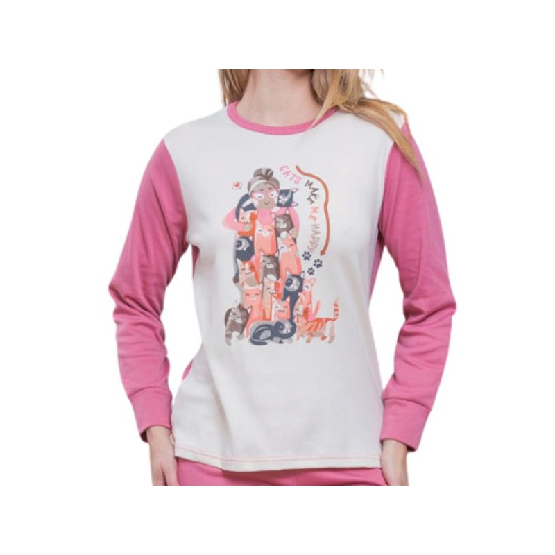 Comprar Pijama mujer Muslher 246634 Interlock Tallas grandes