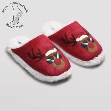 Zapatilla de casa hombre Ysabel Mora 24073 Navidad