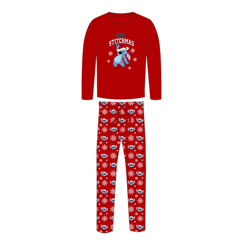 Pijama hombre Stitch 62197E Navidad