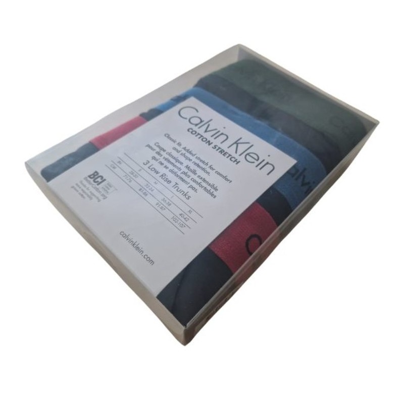 Bóxer hombre Calvin Klein U2264G_BZP TRUNK Pack de 3