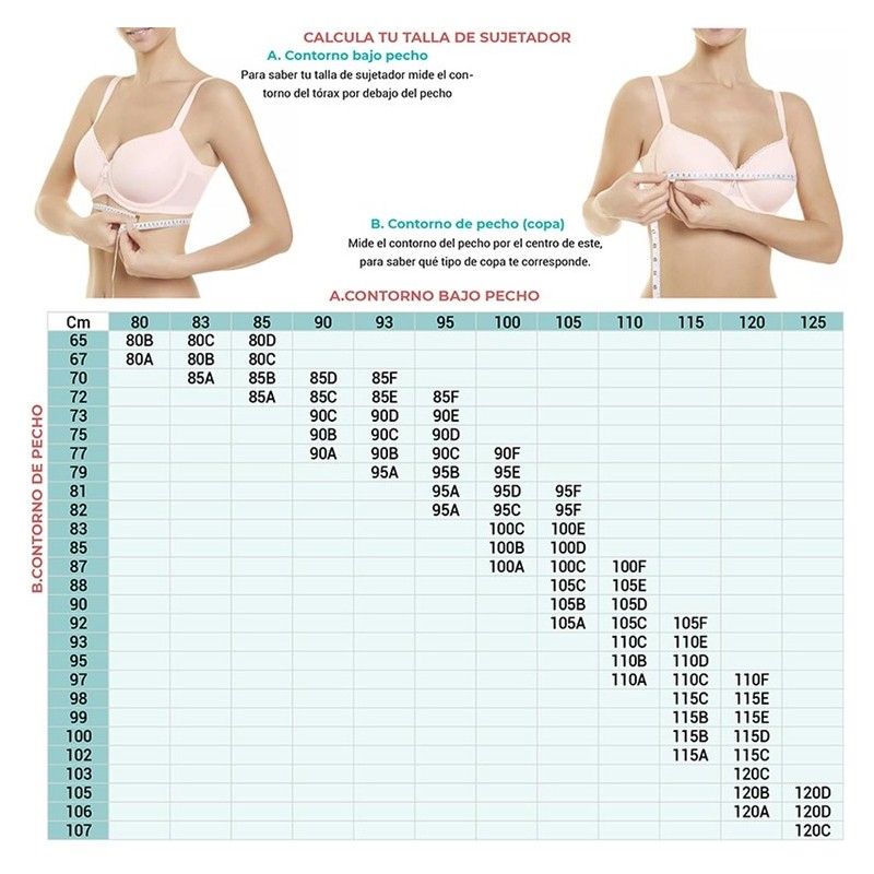 Sujetador mujer Selene Delia Copa C Reductor