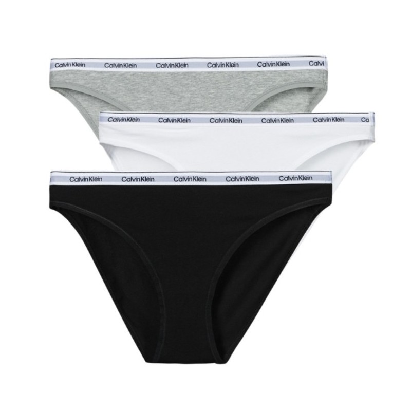 Braga mujer Calvin Klein QD5207E_MP1 Pack de 3 Bikini