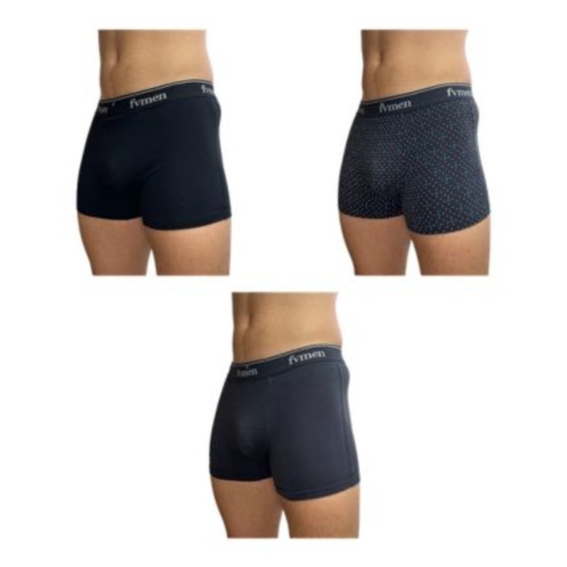 Bóxer hombre Fevitex  Bolsa de 12 fantasia