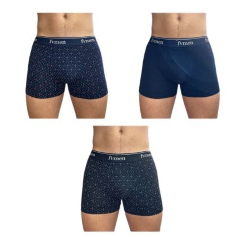 Bóxer hombre Fevitex  Bolsa de 12 fantasia