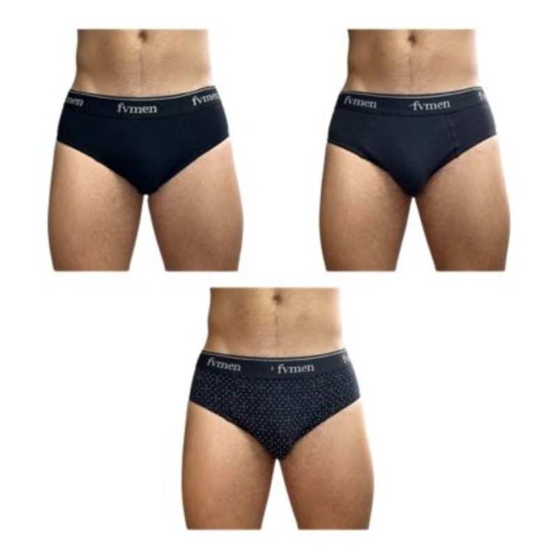 Slip hombre Fevitex  Bolsa de 12 fantasia