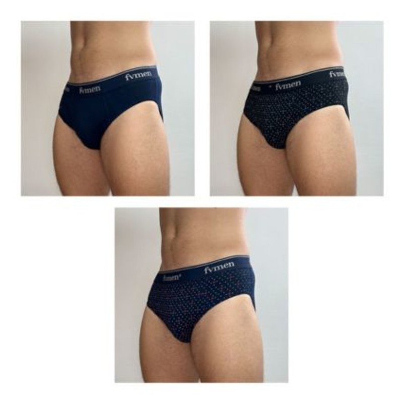 Slip hombre Fevitex  Bolsa de 12 fantasia